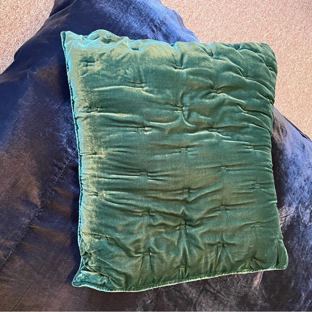 West Elm Velvet Bedding Set Queen